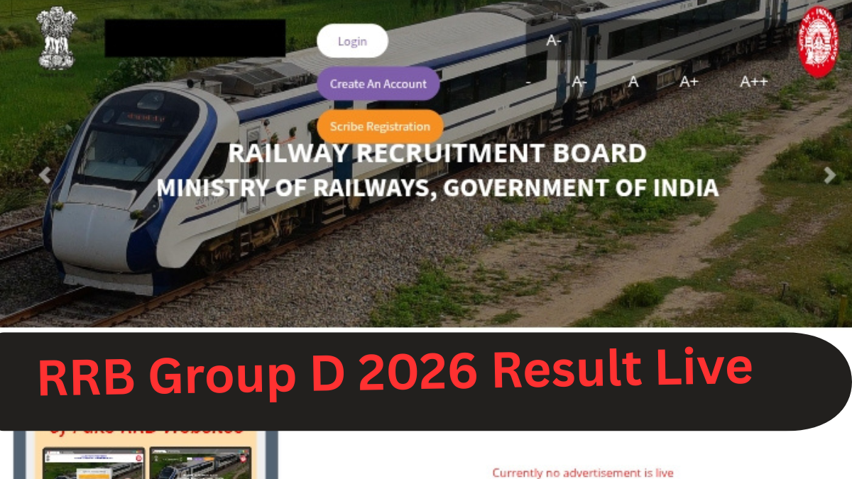 RRB Group D 2026 Result